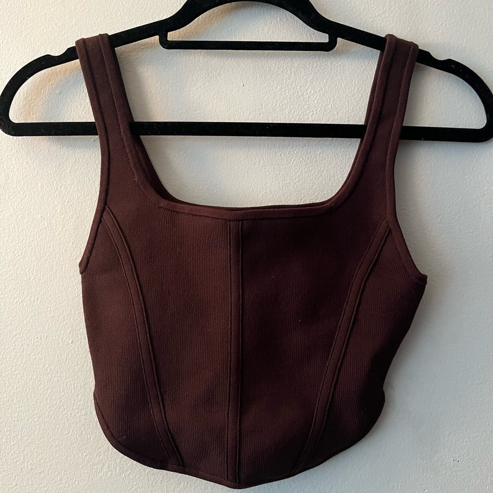 ARITZIA BABATON CORSET TANK TOP